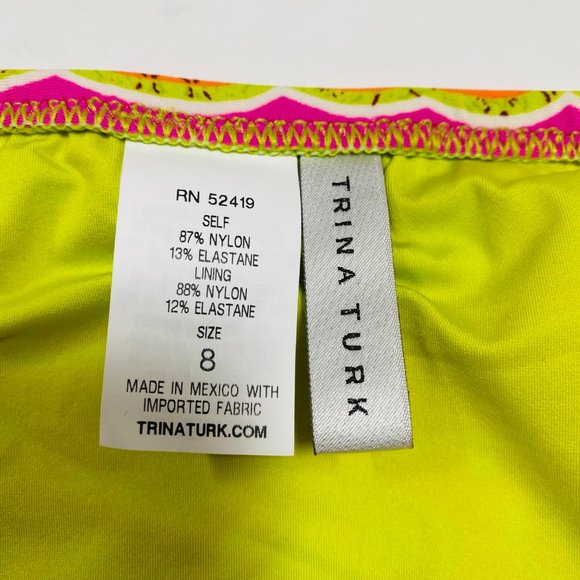 Trina Turk Swimsuit Bikini Bottom Size 8 - Picture 4 of 5
